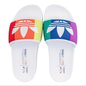 🌈Colorful Pride Adidas Sandals🌈